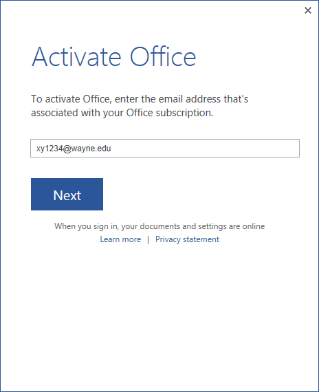 Word couldnt verify office 365 subscription